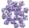 10 8mm Tanzanite Bicone Swarovski
